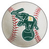 27" Oakland Athletics Round Baseball Mat