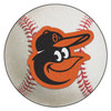 27" Baltimore Orioles Round Baseball Mat