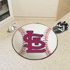 27" St. Louis Cardinals Round Baseball Mat