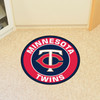 27" Minnesota Twins Roundel Navy Round Mat