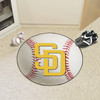 27" San Diego Padres Round Baseball Style Mat