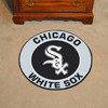 27" Chicago White Sox Roundel Black Round Mat