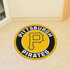 27" Pittsburgh Pirates Roundel Black Round Mat