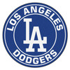 27" Los Angeles Dodgers Roundel Blue Round Mat