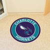 27" Charlotte Hornets Roundel Purple Round Mat