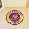 27" Los Angeles Lakers Roundel Purple Round Mat