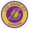 27" Los Angeles Lakers Roundel Purple Round Mat