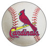 27" St. Louis Cardinals Round Baseball Style Mat