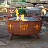 Who Dat Metal Fire Pit