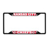 Kansas City Chiefs Black License Plate Frame