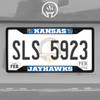 Kansas Jayhawks Black License Plate Frame