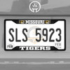 Missouri Tigers Black License Plate Frame