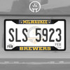 Milwaukee Brewers Black License Plate Frame