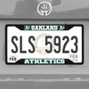 Oakland Athletics Black License Plate Frame