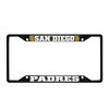 San Diego Padres Black License Plate Frame