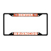Denver Broncos Black License Plate Frame