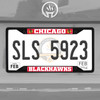 Chicago Blackhawks Black License Plate Frame