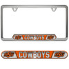 Oklahoma State Cowboys Embossed License Plate Frame