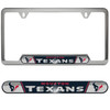 Houston Texans Embossed License Plate Frame