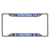 Los Angeles Rams Super Bowl LVI Champs Chrome License Plate Frame