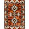 5' x 8' Badlands Rust Southwest Rectangle Rug