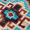 8' Badlands Rust Southwest Round Rug