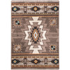 8' x 11' Barrel Worn Saddle Southwest Rectangle Rug