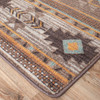 2' x 8' Barrel Worn Saddle Southwest Rectangle Runner Rug