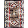 8' x 11' Bow Strings Distressed Brown Southwest Rectangle Rug