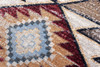 8' Bow Strings Distressed Brown Southwest Round Rug