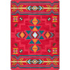 8' x 11' Buckhorn Red Southwest Rectangle Rug