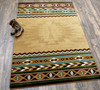 4' x 5' Cinnabar Tan Southwest Rectangle Rug