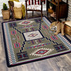 4' x 5' Cloudburst Green Southwest Rectangle Rug