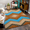 5' x 8' Heritage Rust Southwest Rectangle Rug