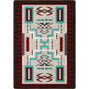 3' x 4' Prairie Wind Turquoise Southwest Rectangle Scatter Rug