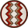 8' Rancho Sierra Southwest Round Rug
