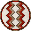 8' Rancho Sierra Southwest Round Rug