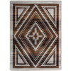 5' x 8' Rim Shot Earthen Southwest Rectangle Rug