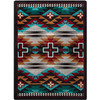 4' x 5' Rustic Cross Electric Southwest Rectangle Rug
