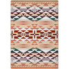 4' x 5' Rustic Cross Clay Southwest Rectangle Rug