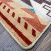 4' x 5' Rustic Cross Clay Southwest Rectangle Rug