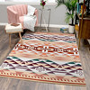 8' x 11' Rustic Cross Clay Southwest Rectangle Rug