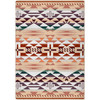 3' x 4' Rustic Cross Clay Southwest Rectangle Scatter Rug