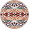 8' Rustic Cross Clay Southwest Round Rug