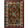 4' x 5' Sawtooth Mojave Sunset Southwest Rectangle Rug