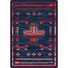 4' x 5' Shoot Me Straight Power Red Southwest Rectangle Rug