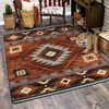 5' x 8' Whisky River Rust Southwest Rectangle Rug