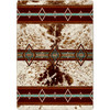3' x 4' Fire Hide True Western Rectangle Scatter Rug