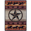 3' x 4' Night Stampede Western Rectangle Scatter Rug