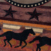 3' x 4' Night Stampede Western Rectangle Scatter Rug